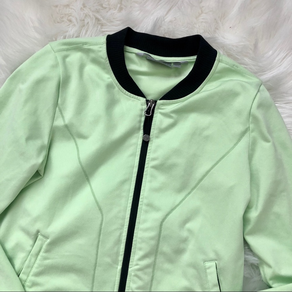 Athleta Bombtastic green bomber jacket XS - Picture 4 of 6